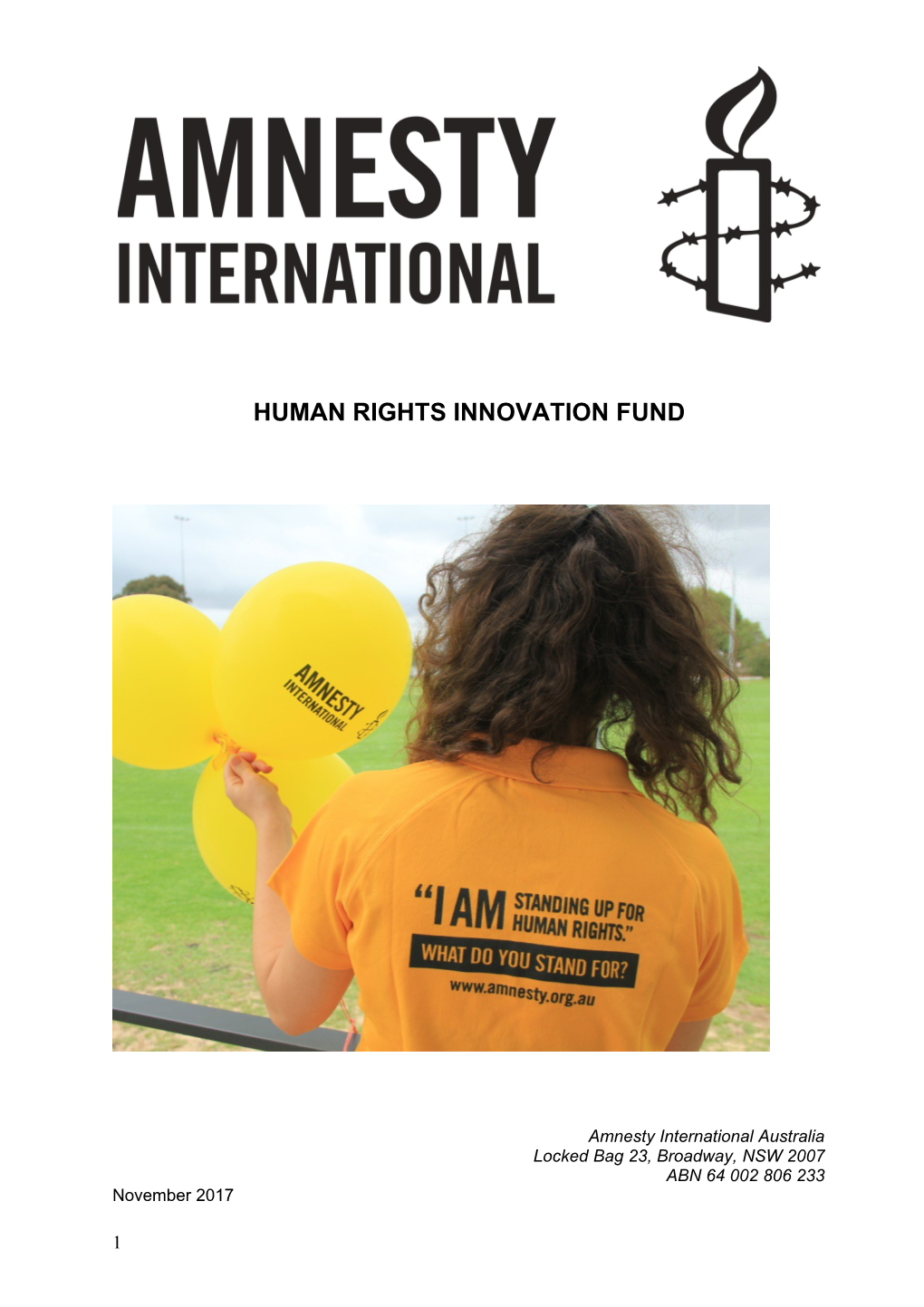 Human Rights Innovation Fund