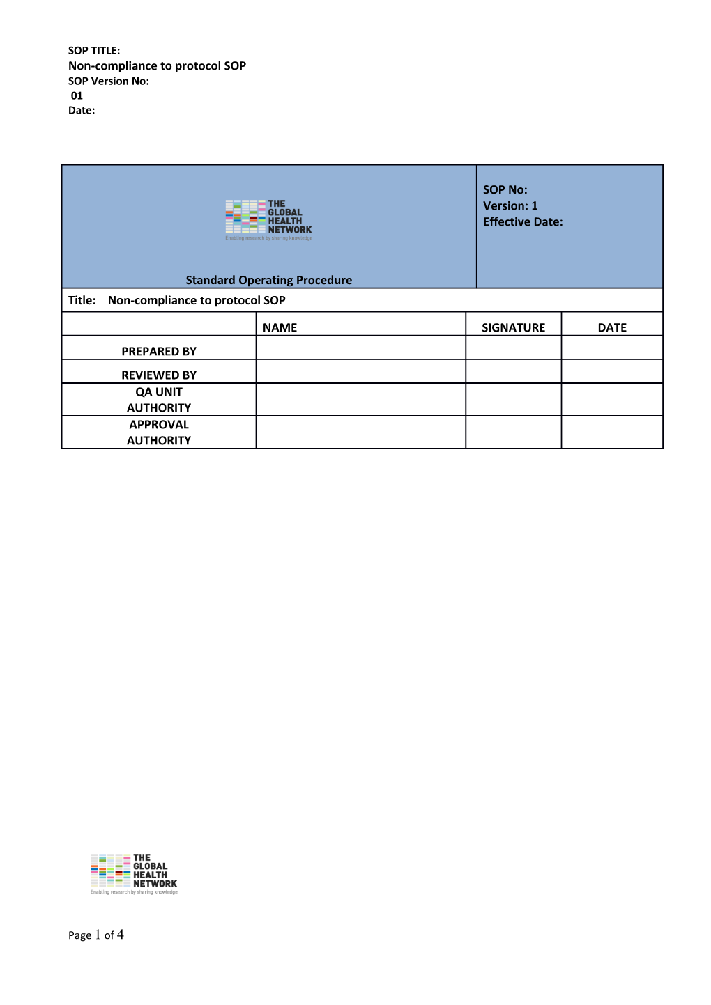 To Describe the Procedureforidentifying, Documenting and Reporting Non-Compliance to The