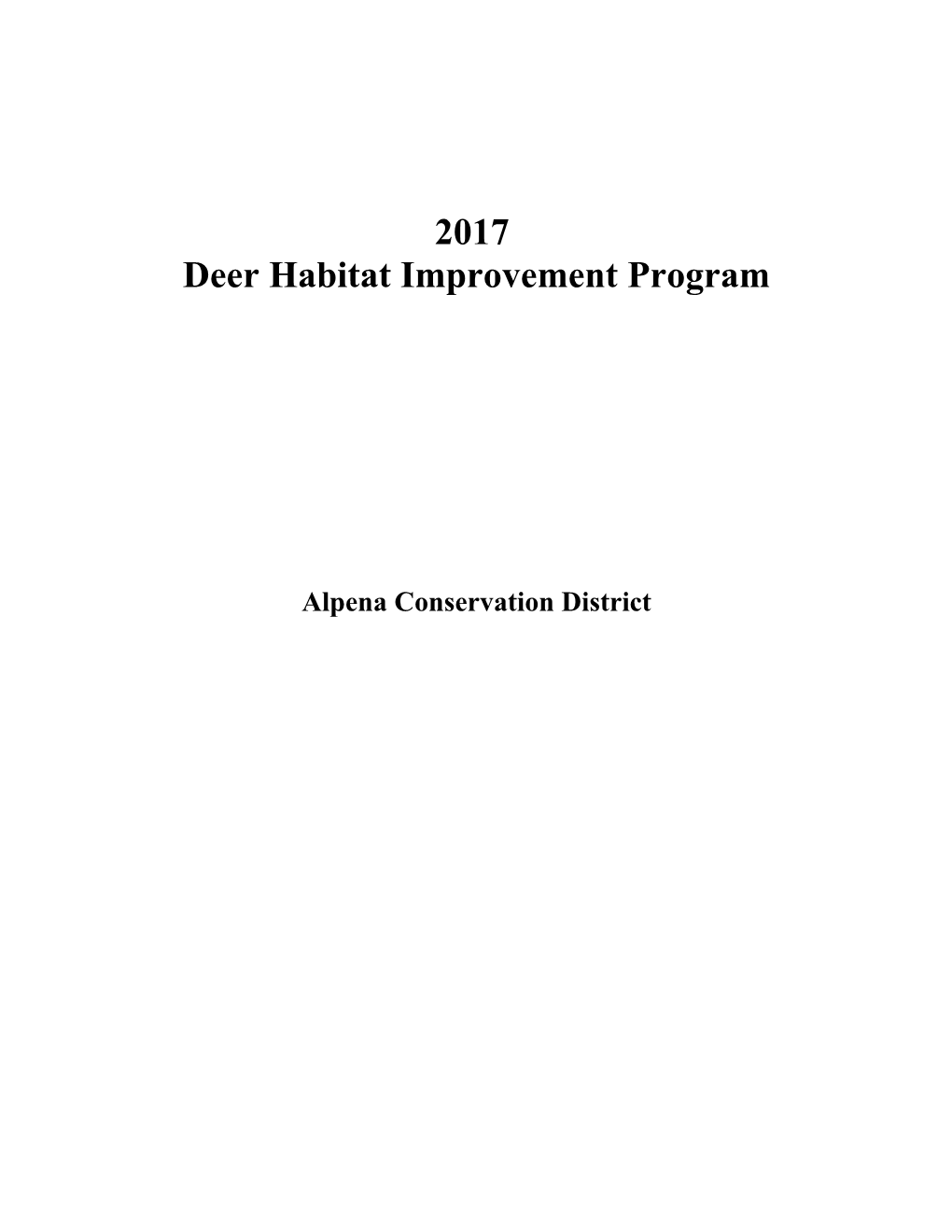 DRIP Habitat Improvement Partnership Initiative