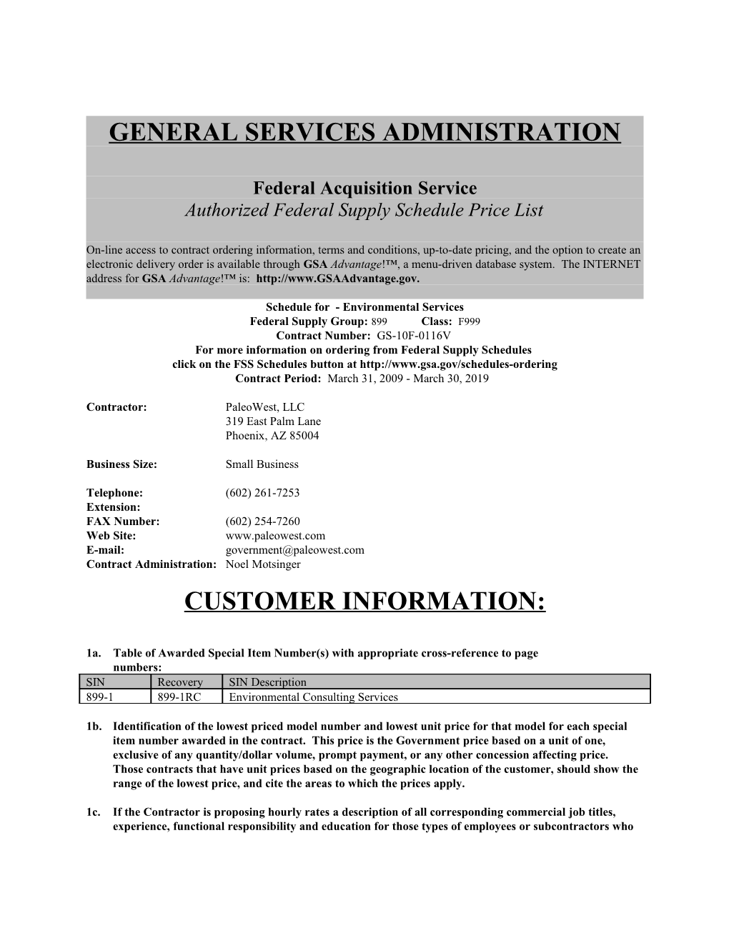 General Services Administration s11