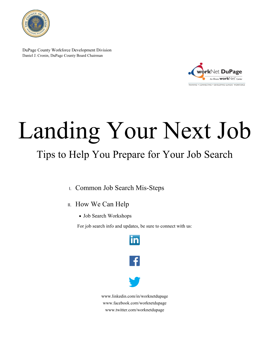 Tips to Help You Prepare for Your Job Search