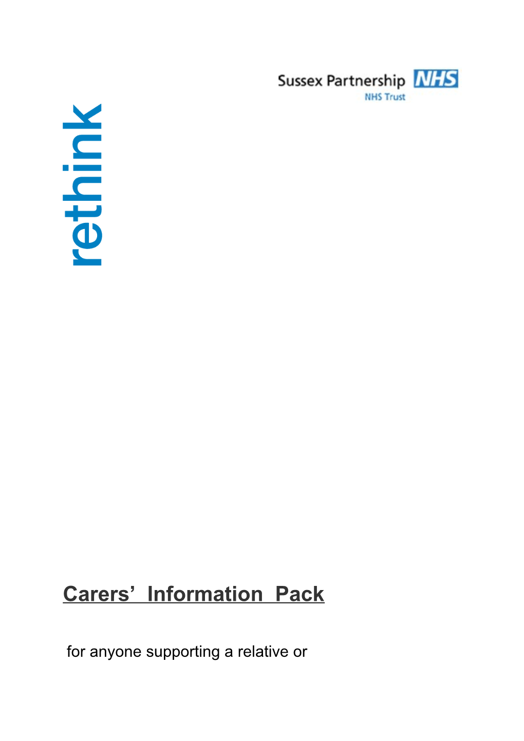 Carers Information Pack