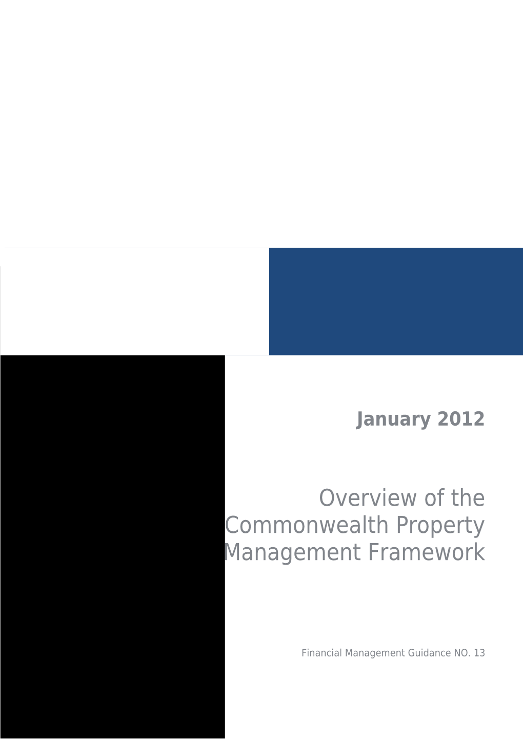 Overview of the Commonwealth Property Management Framework