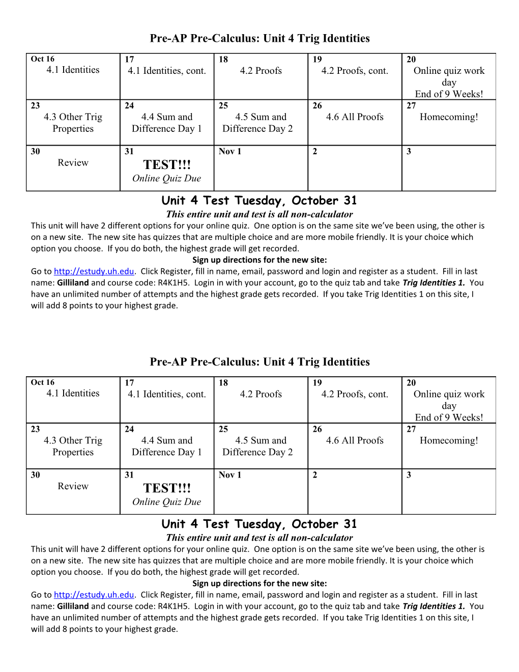 Pre-AP Pre-Calculus