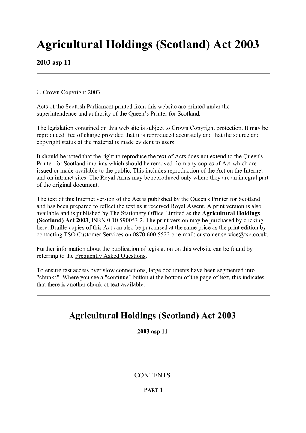 Agricultural Holdings (Scotland) Act 2003