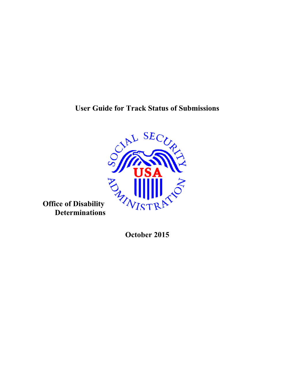 User Guide for Track Status of Submissions