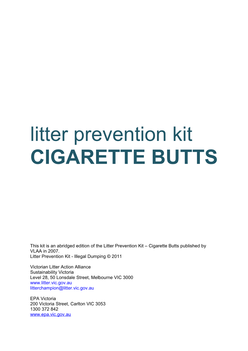 Litter Prevention Kit s1