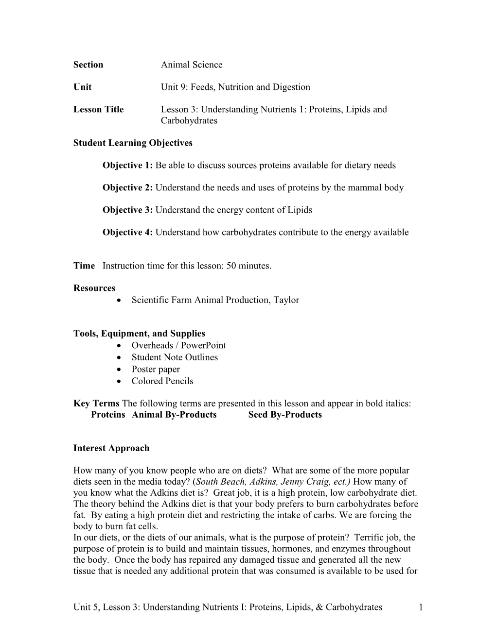 Colorado Agriscience Curriculum s4