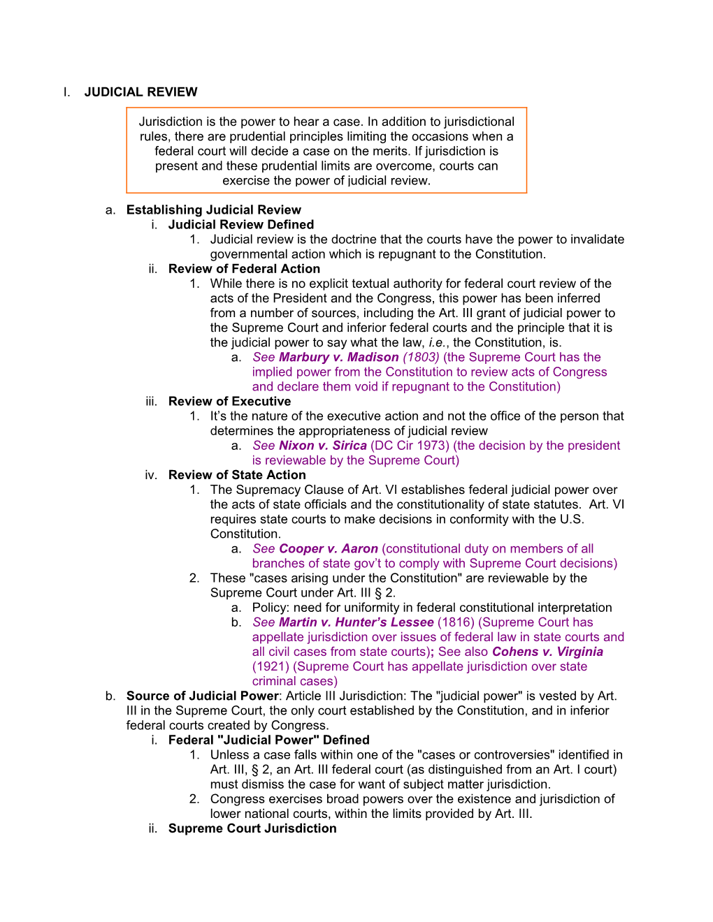 Barron and Dienes Black Letter on Constitutional Law