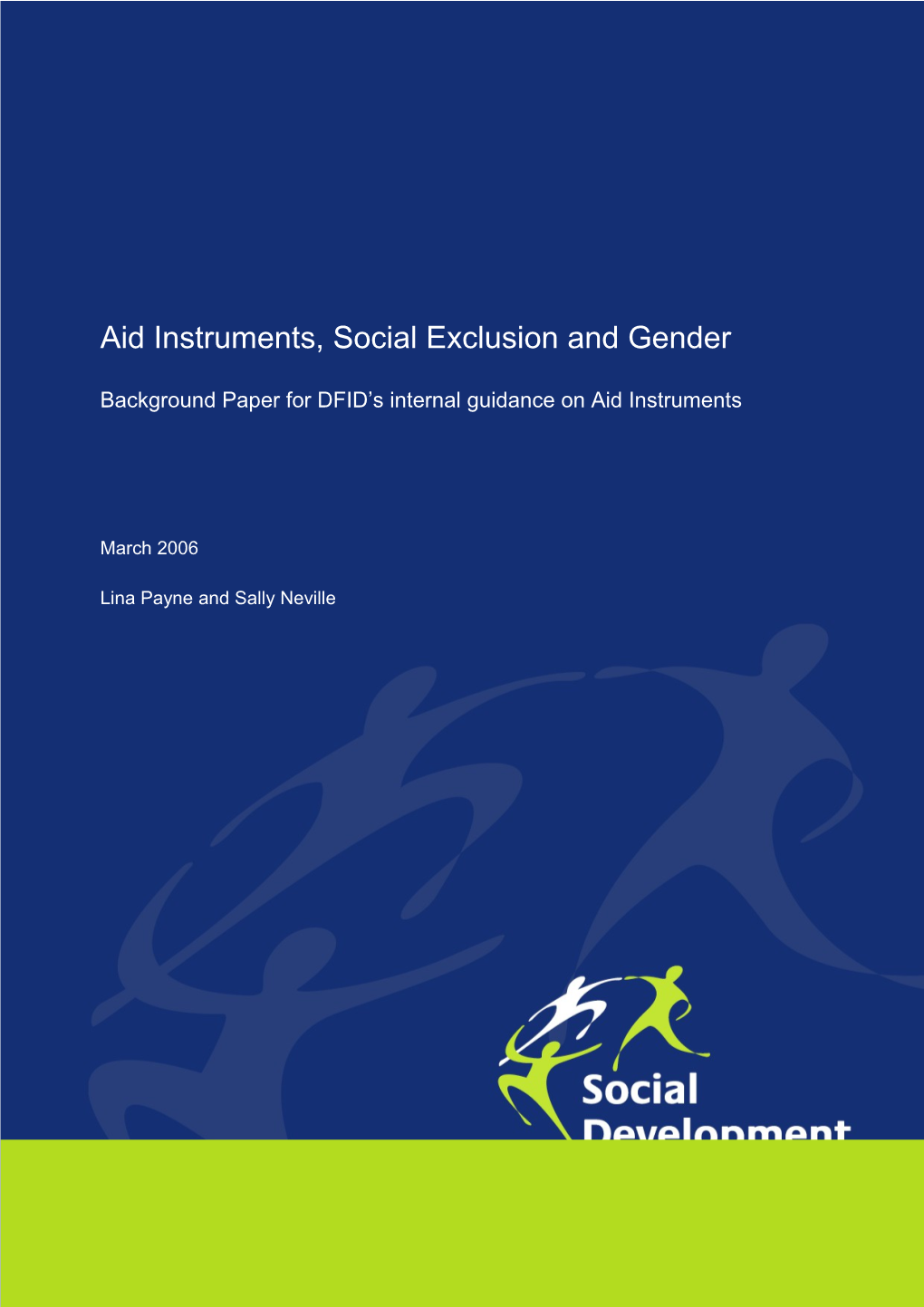 Section 1: Why Social Exclusion and Gender? 4