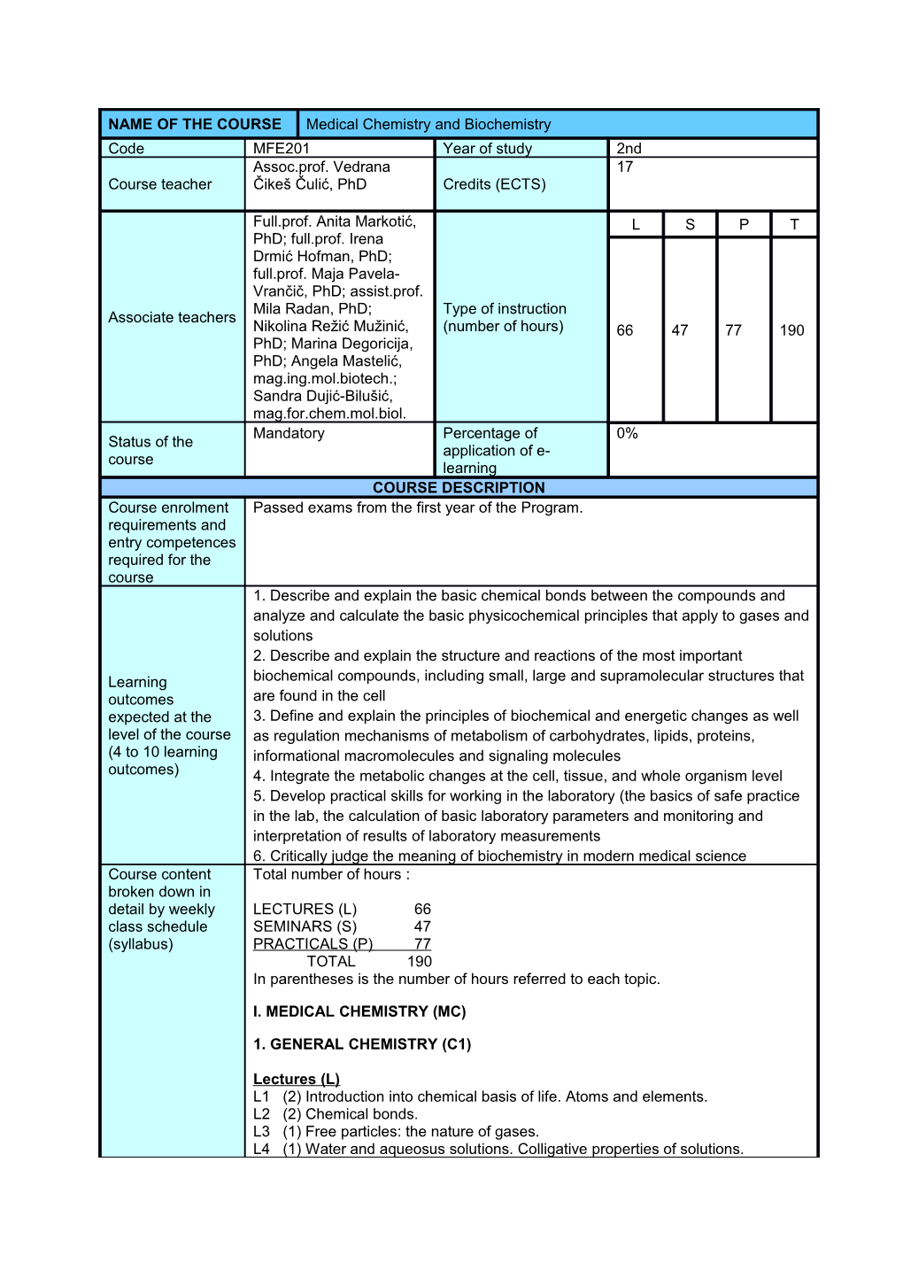 SP7+ P7 (1+3) Energetics and Kinetics of Chemical Reaction