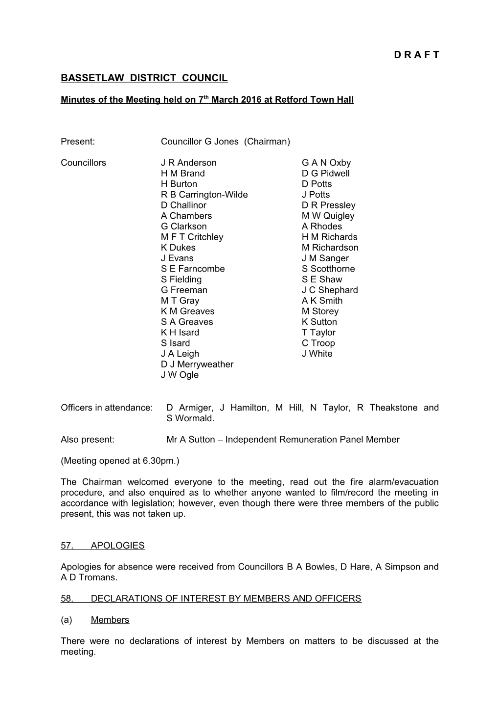 Bassetlaw District Council