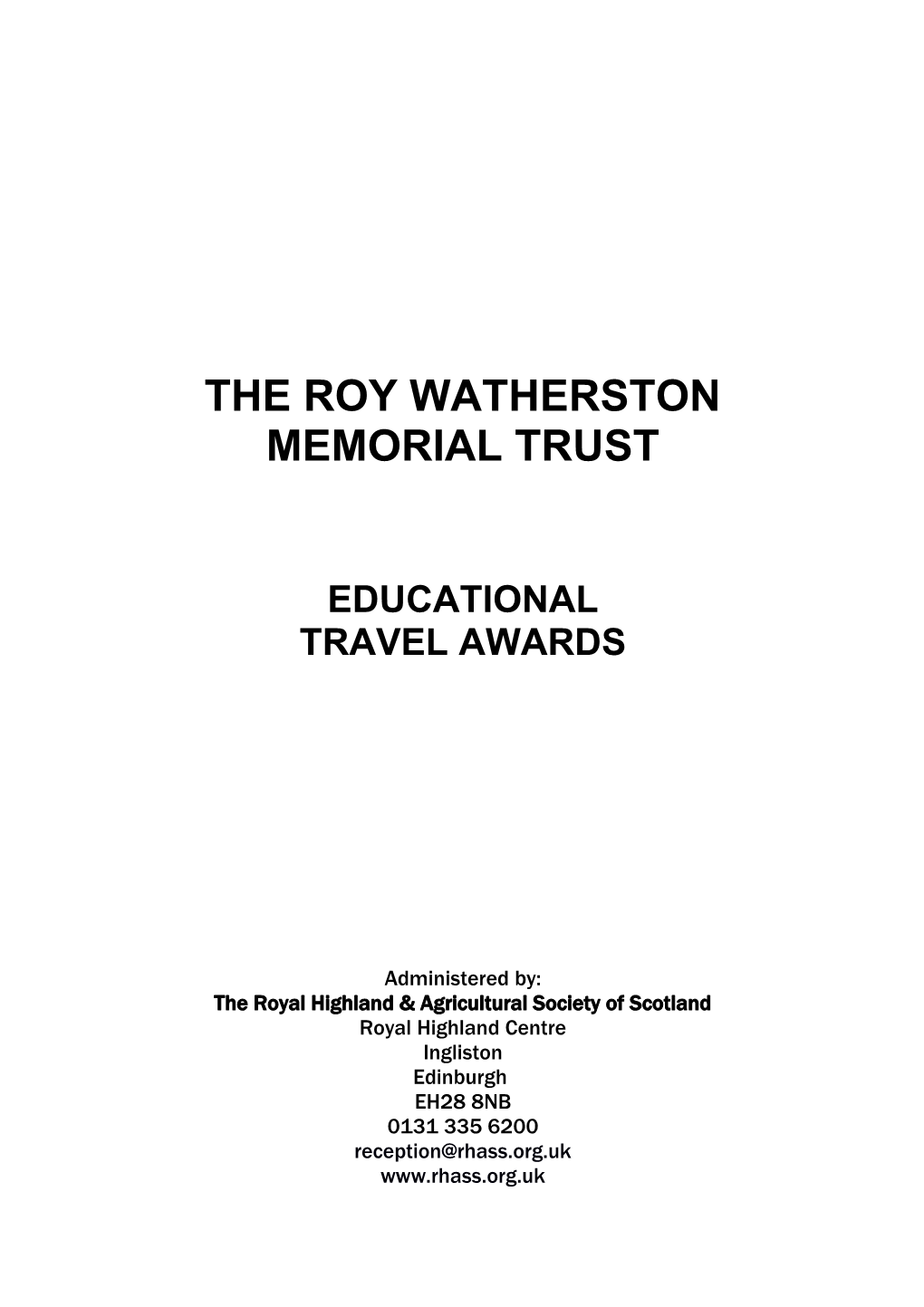 The Roy Watherston