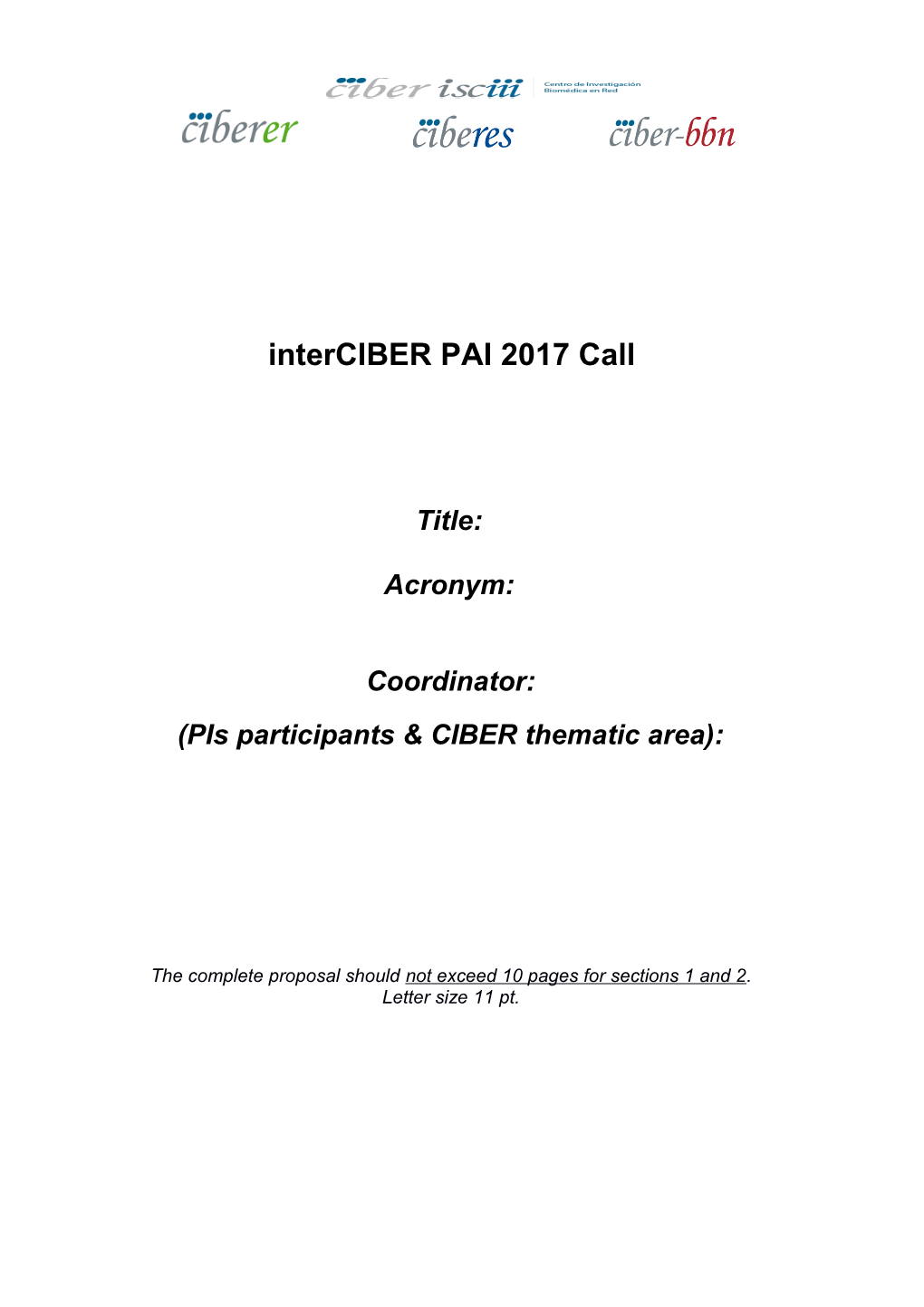 Pis Participants & CIBER Thematic Area