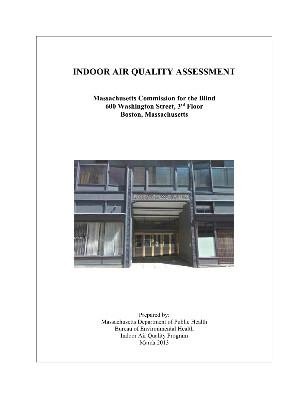 Indoor Air Quality Assessment s9
