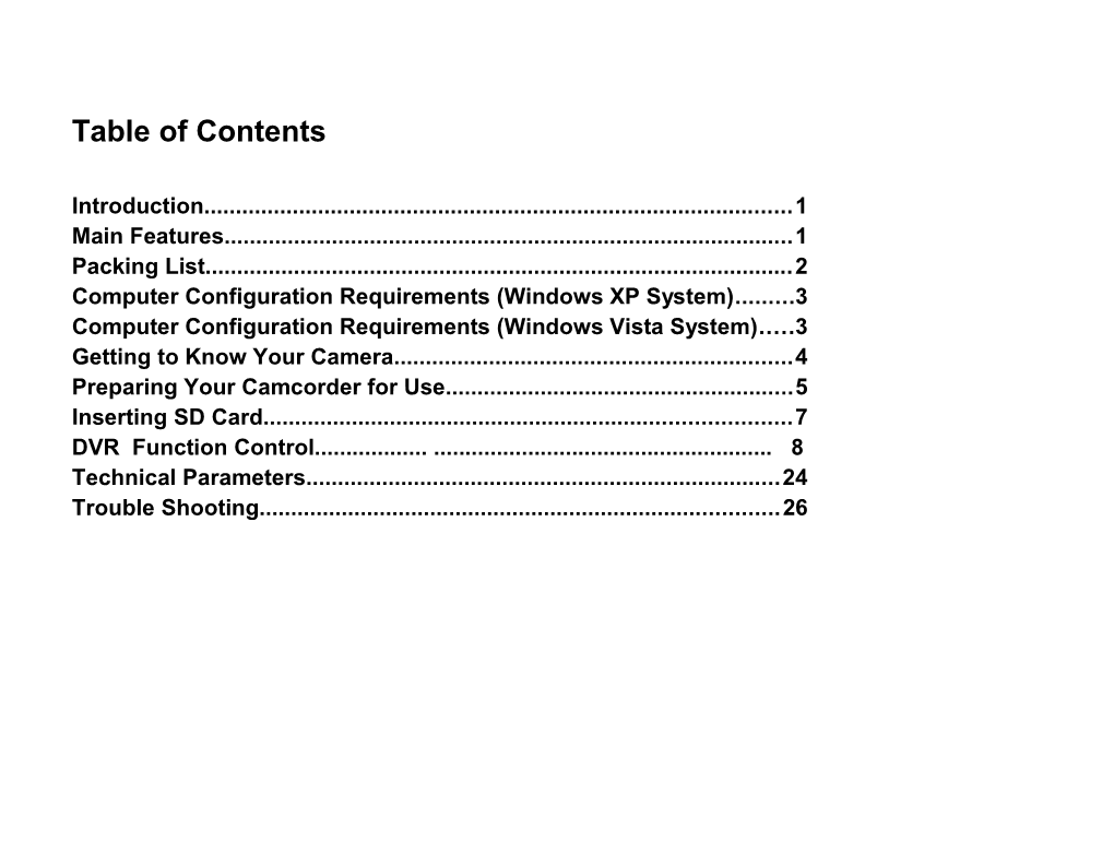 Computer Configuration Requirements (Windows XP System) 3