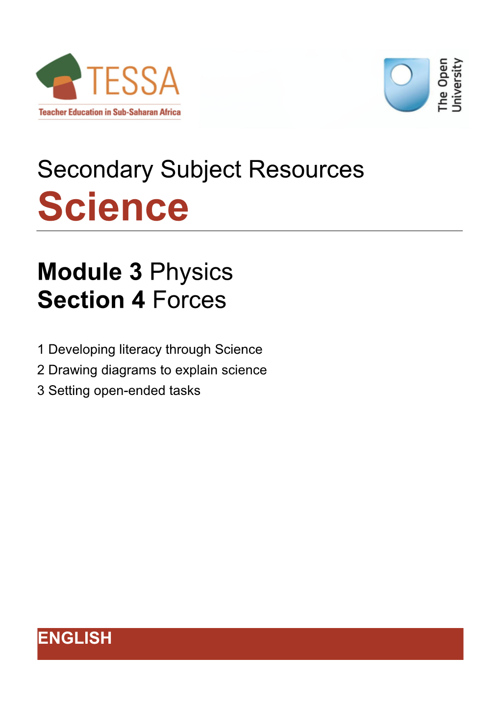 1 Developing Literacy Through Science