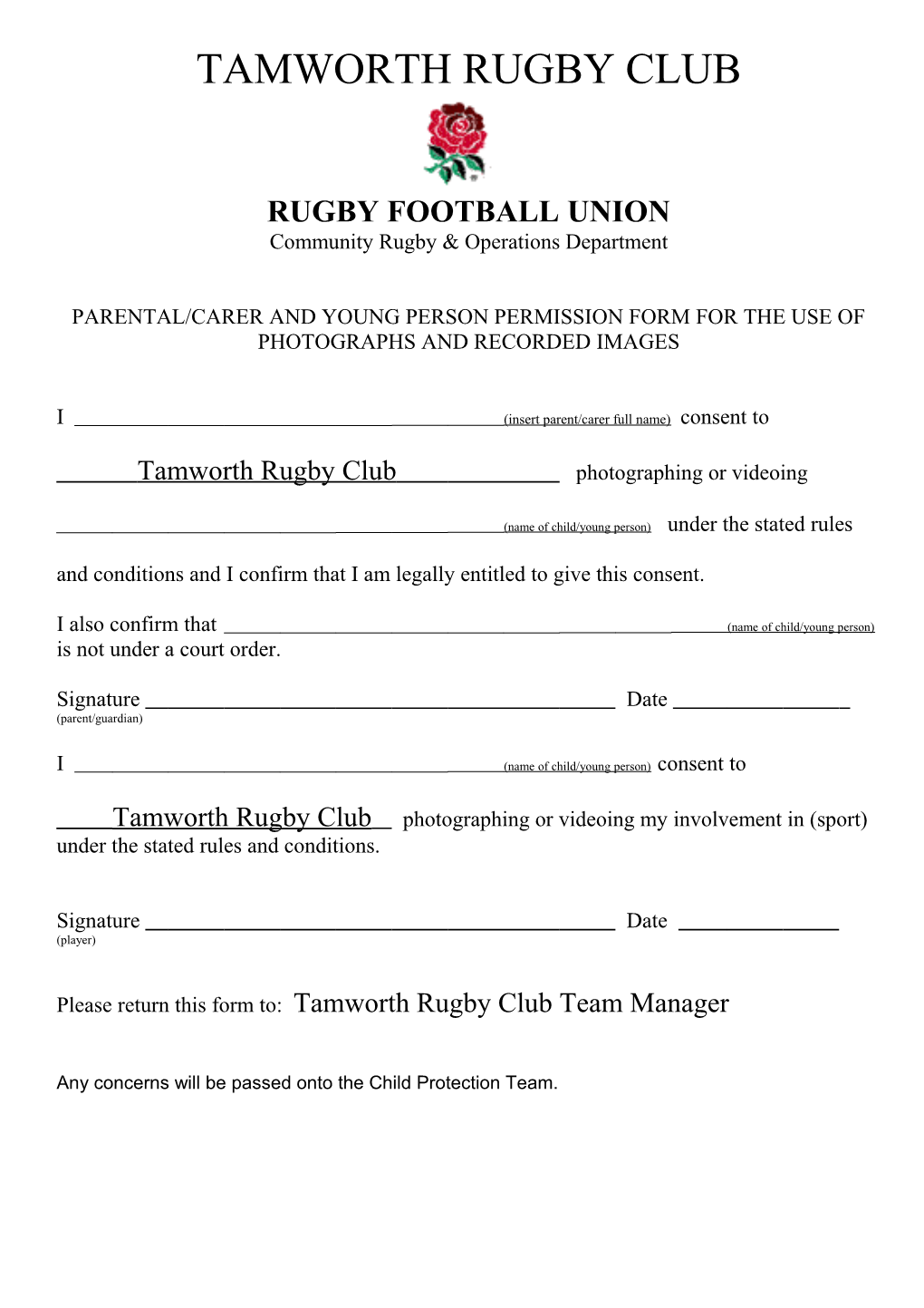 Tamworth Rugby Club