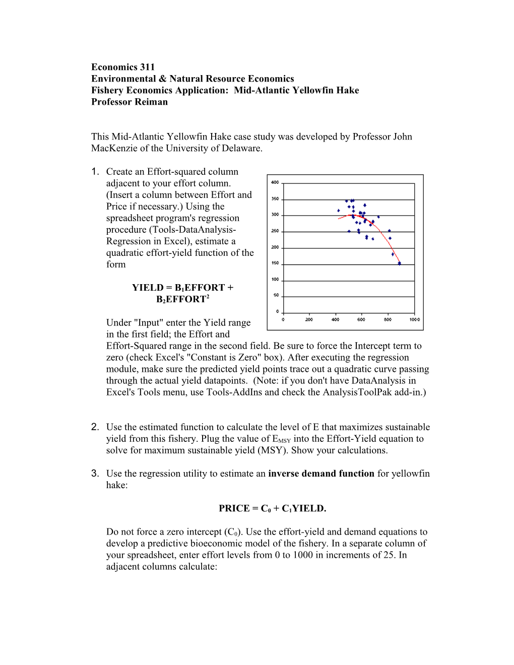 Environmental & Natural Resource Economics