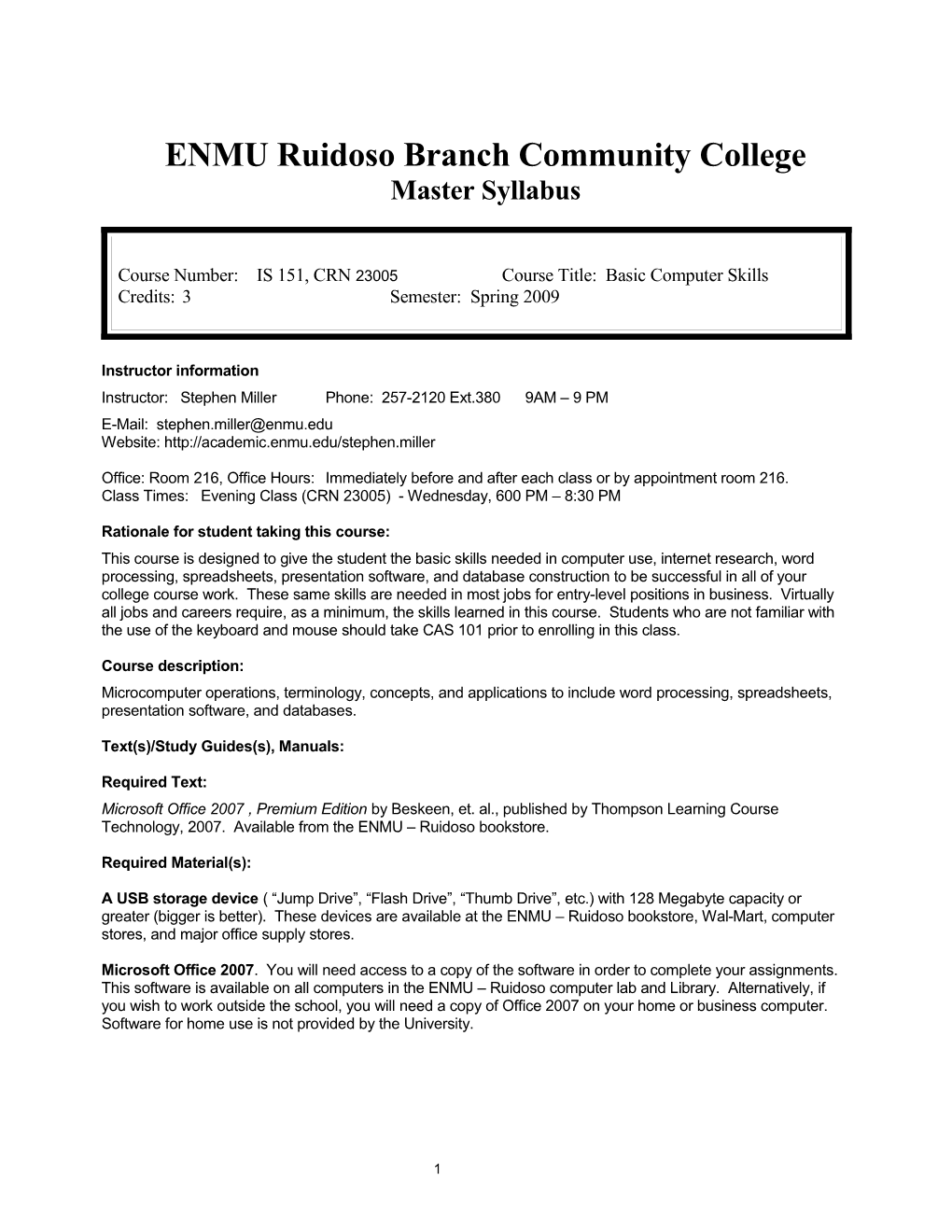 ENMU Ruidoso Branch Community College