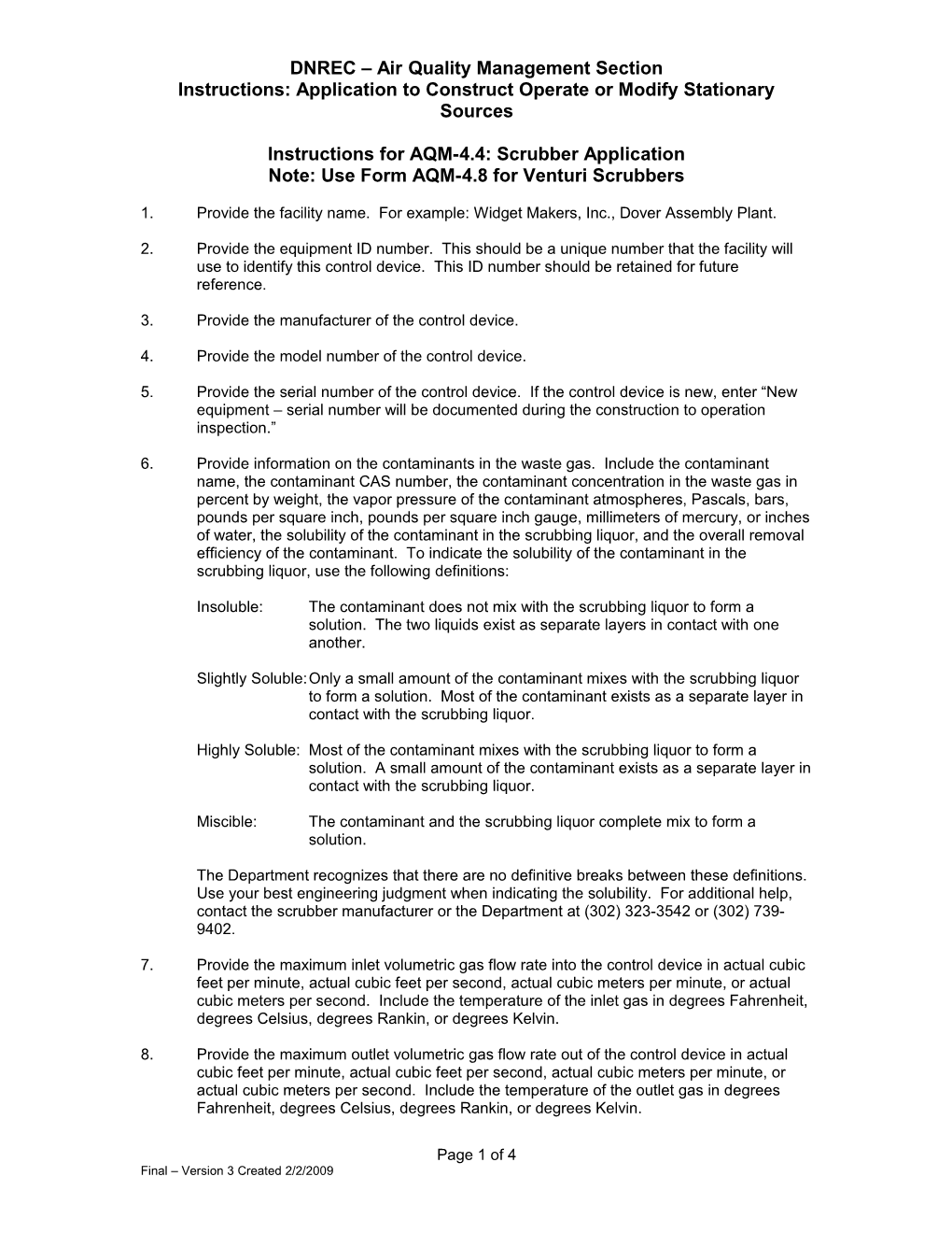 DNREC Air Quality Management Section