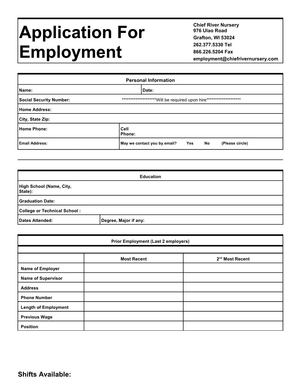 Application for Employment s34