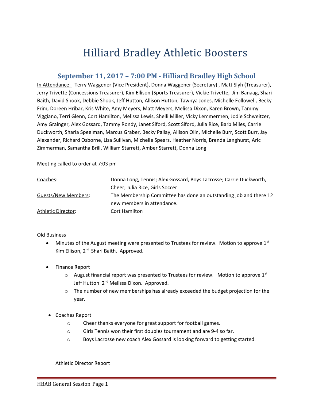 Hilliard Bradley Athletic Boosters s2