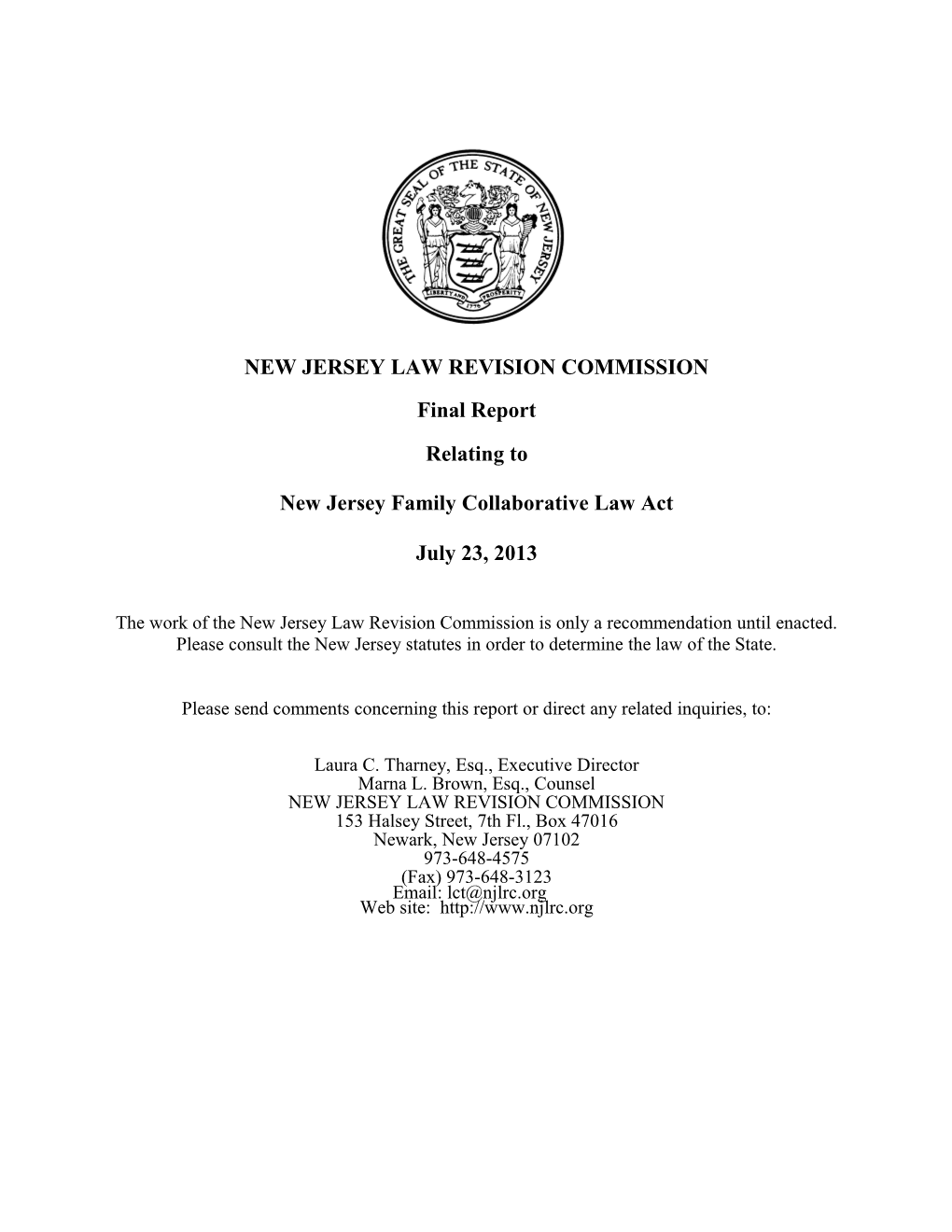 New Jersey Law Revision Commission