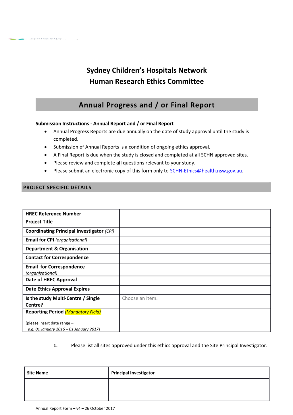 Sydney Children S Hospitals Network