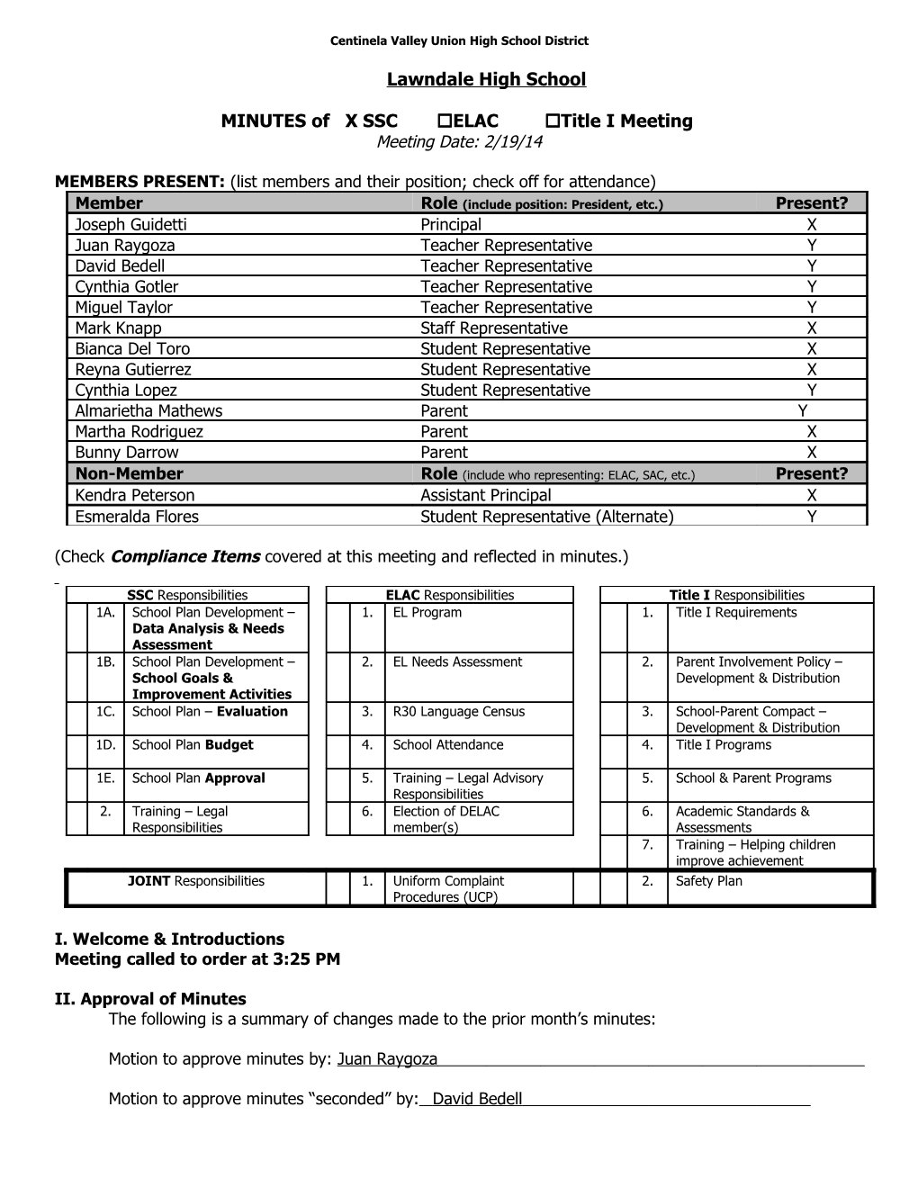 Centinela Valley Union High School District