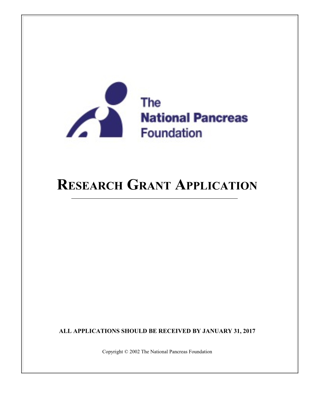 General Guidelines and Policies for Grant Submission