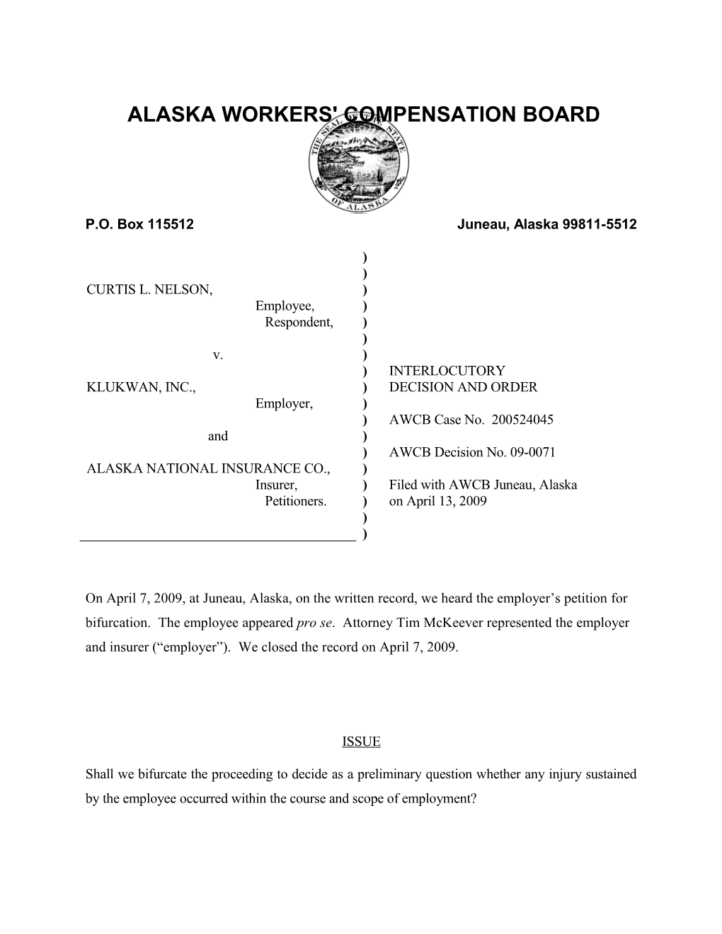 Alaska Workers' Compensation Board s4