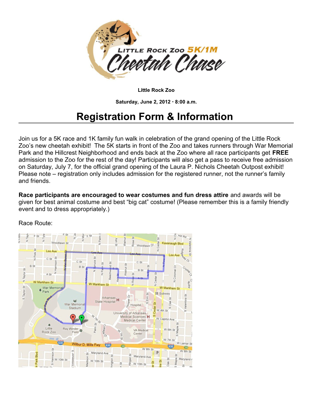 Registration Form & Information