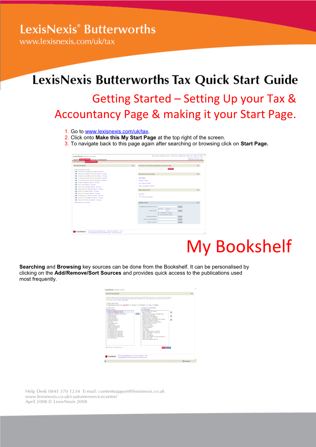 Lexisnexis Quick Start Guide