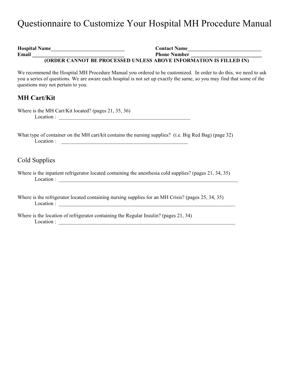 Mhaus Fax Cover Sheet