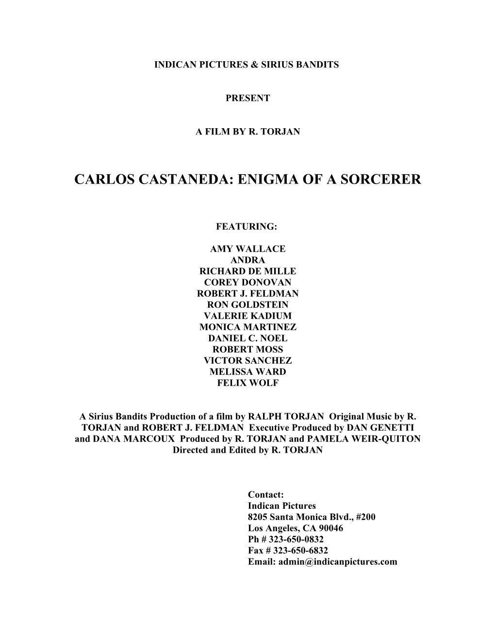 Carlos Castaneda Overview