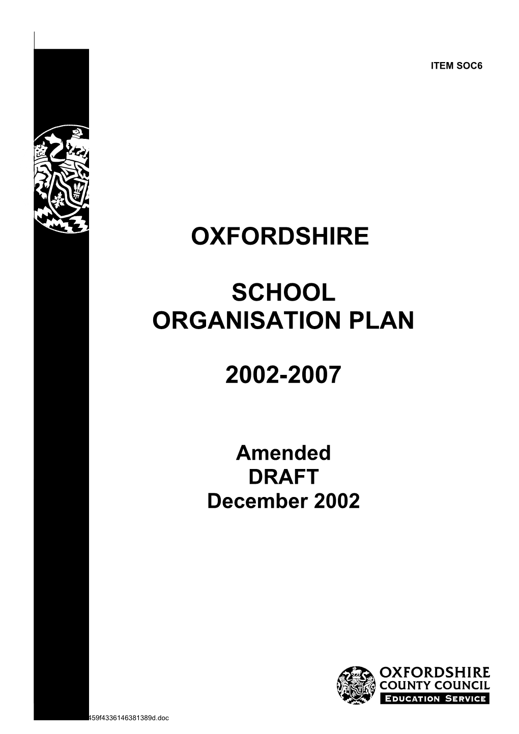 School Organisation Plan