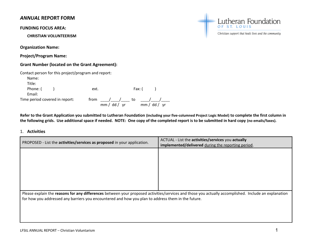 Lutheran Foundation of St