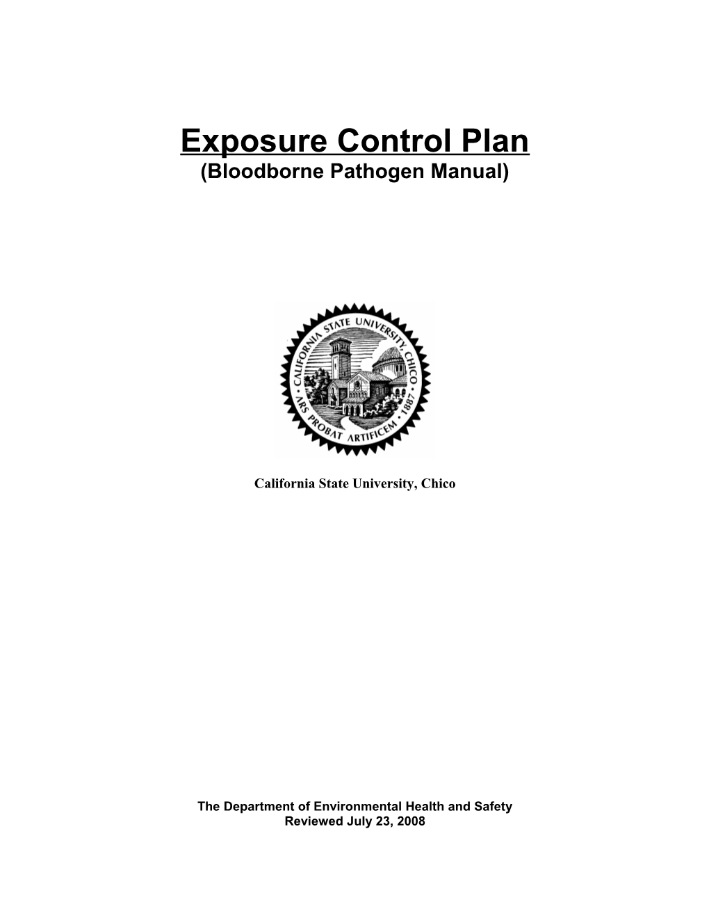 Exposure Control Plan s1