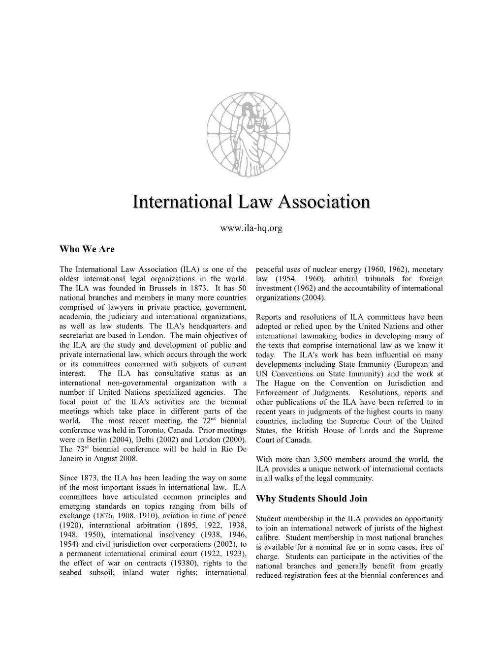 International Law Association