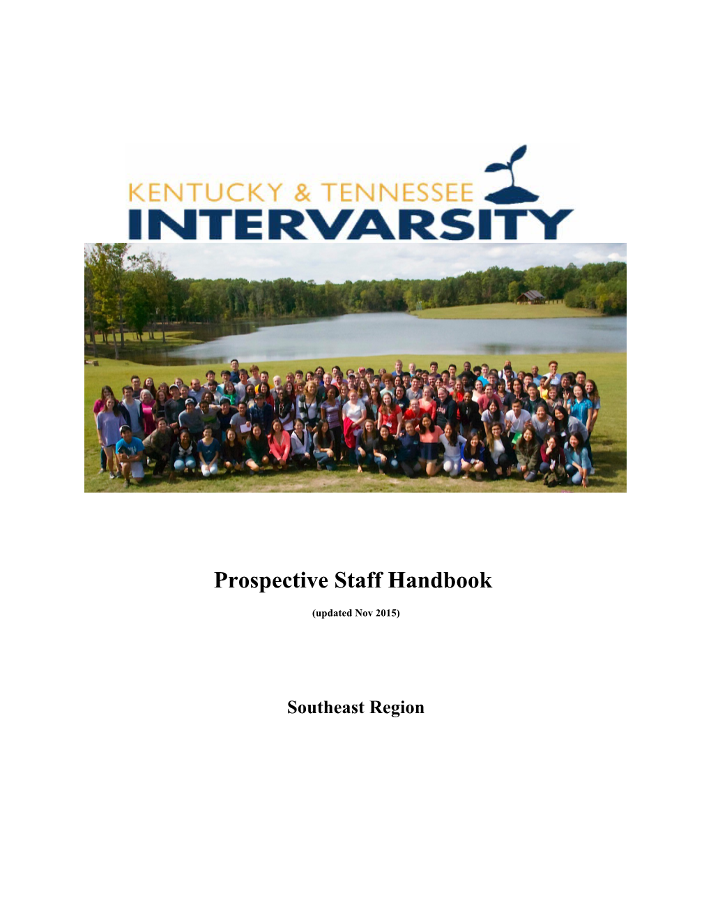 Prospective Staff Handbook