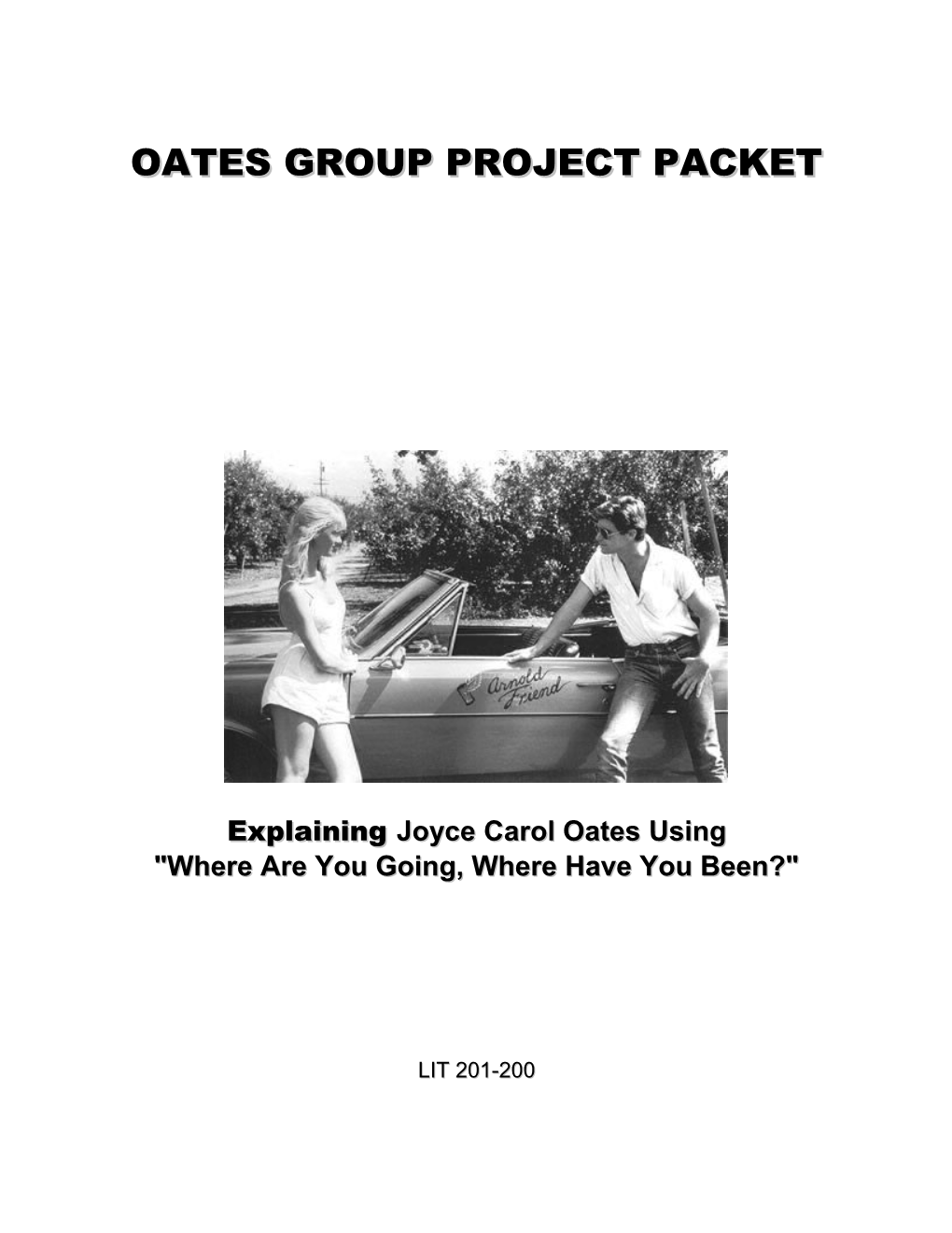 Group Project Packet