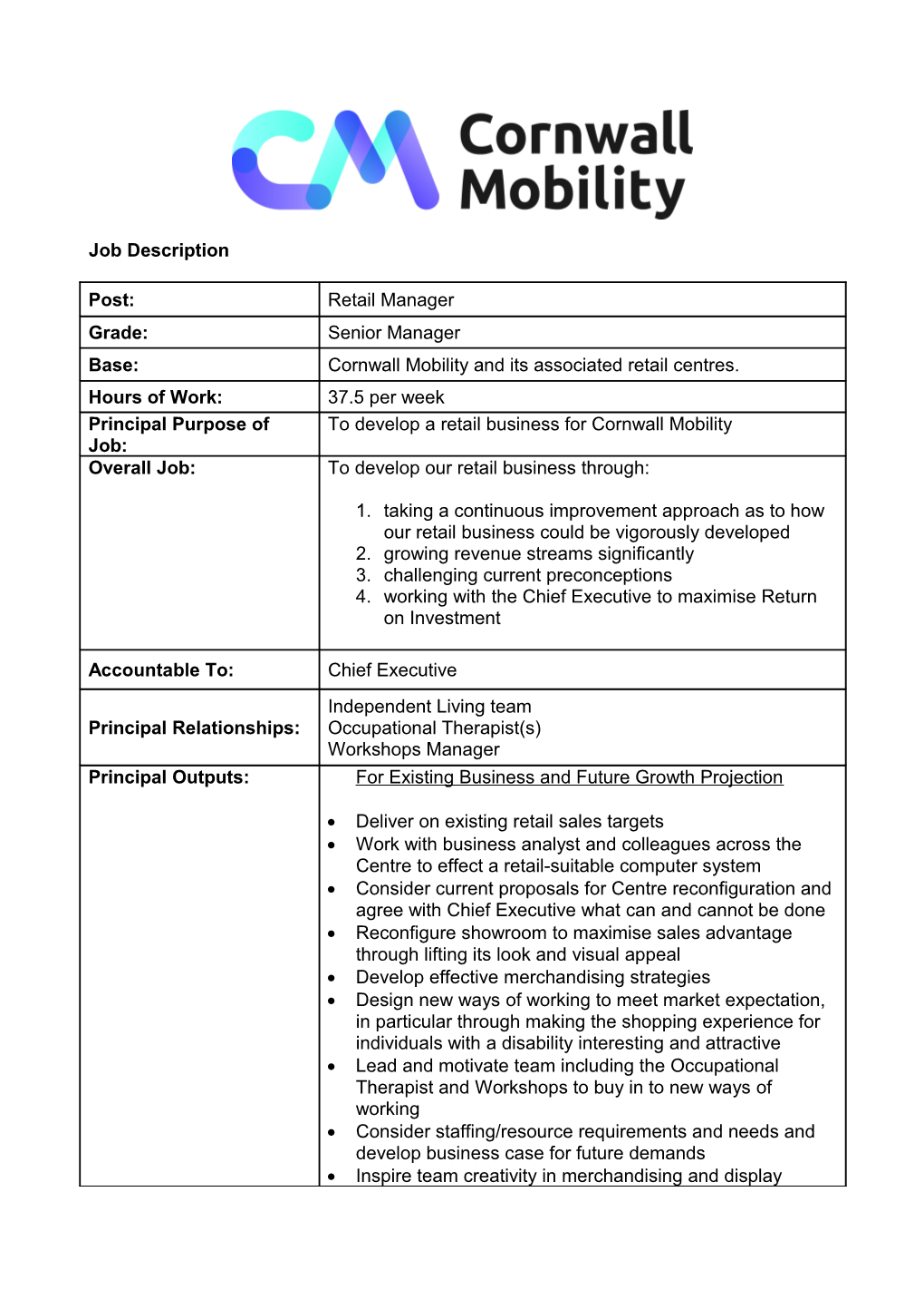 Cornwall Mobility Centre