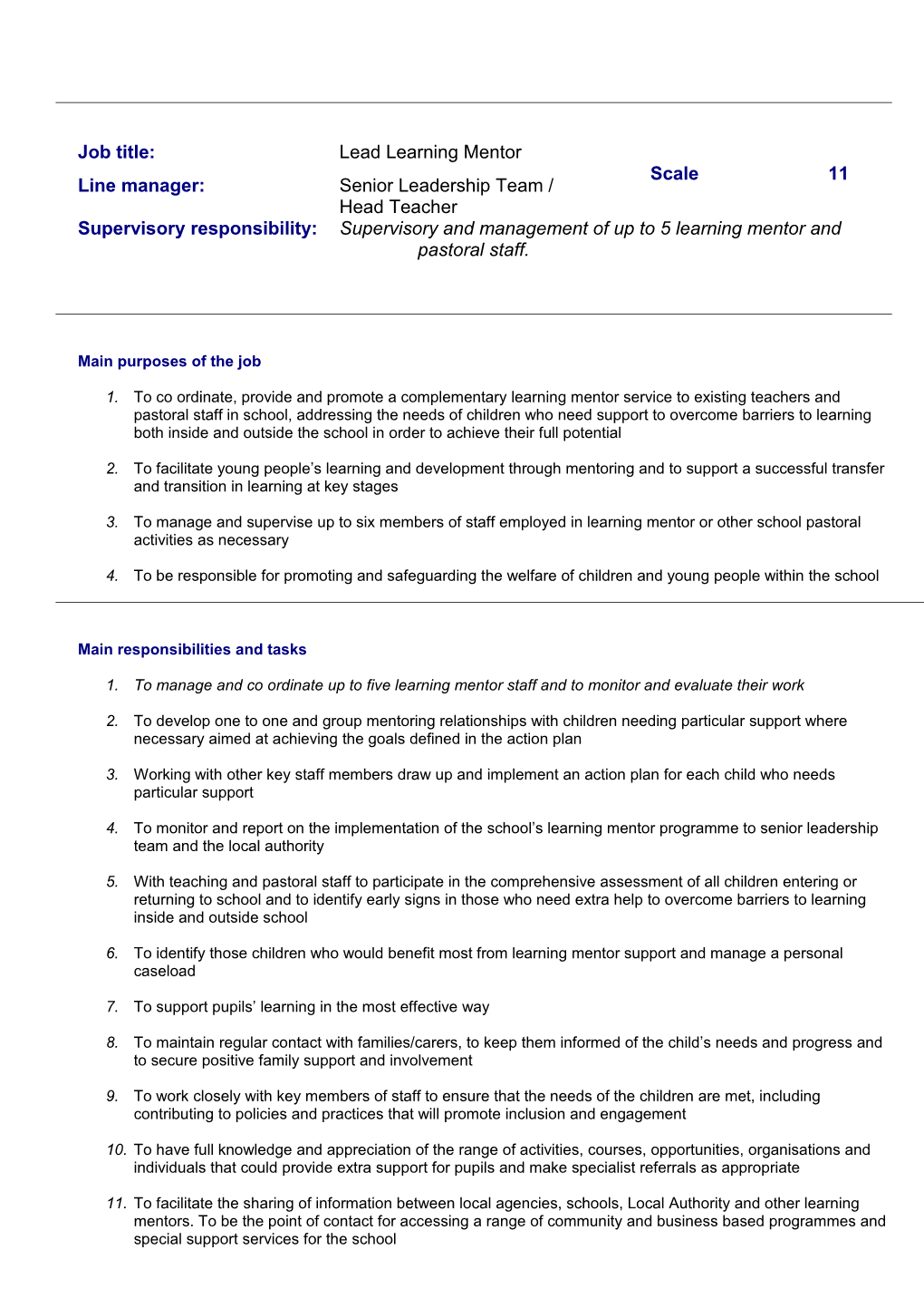 Teaching Assistant Level 3