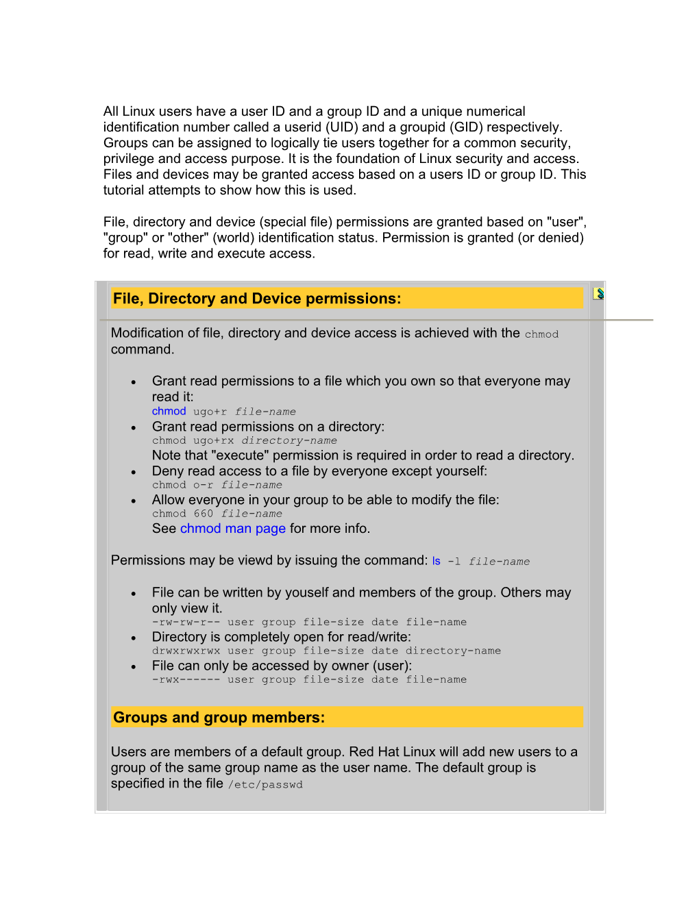 Linux Tutorial - Managing Group Access on Linux and UNIX