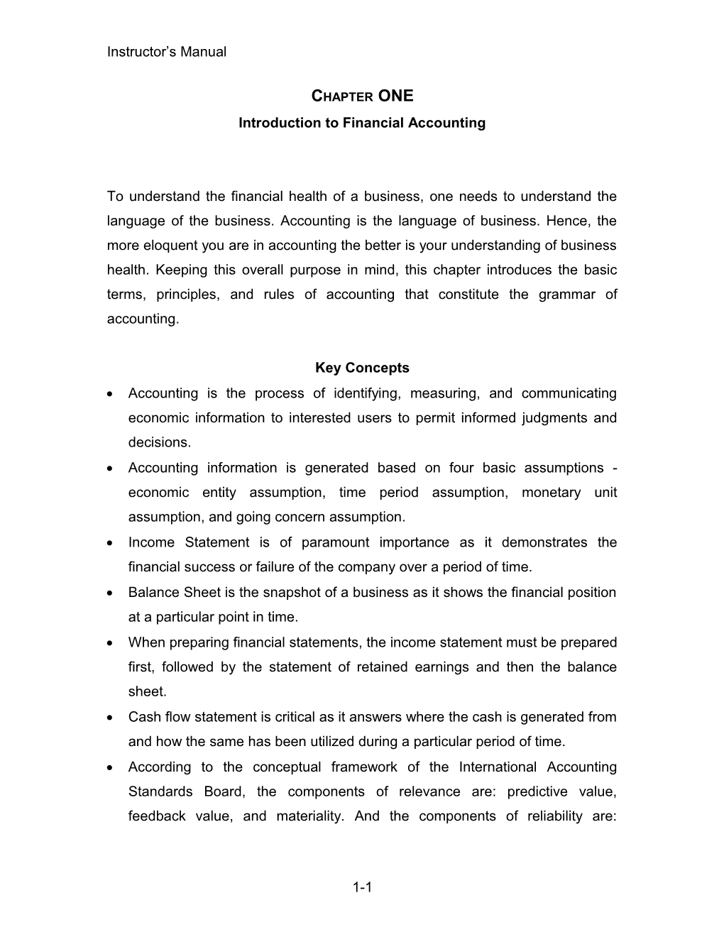 Introduction to Financial Accounting