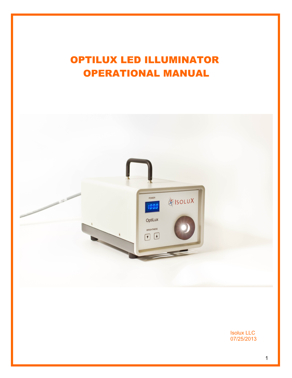 Optilux Led Illuminator