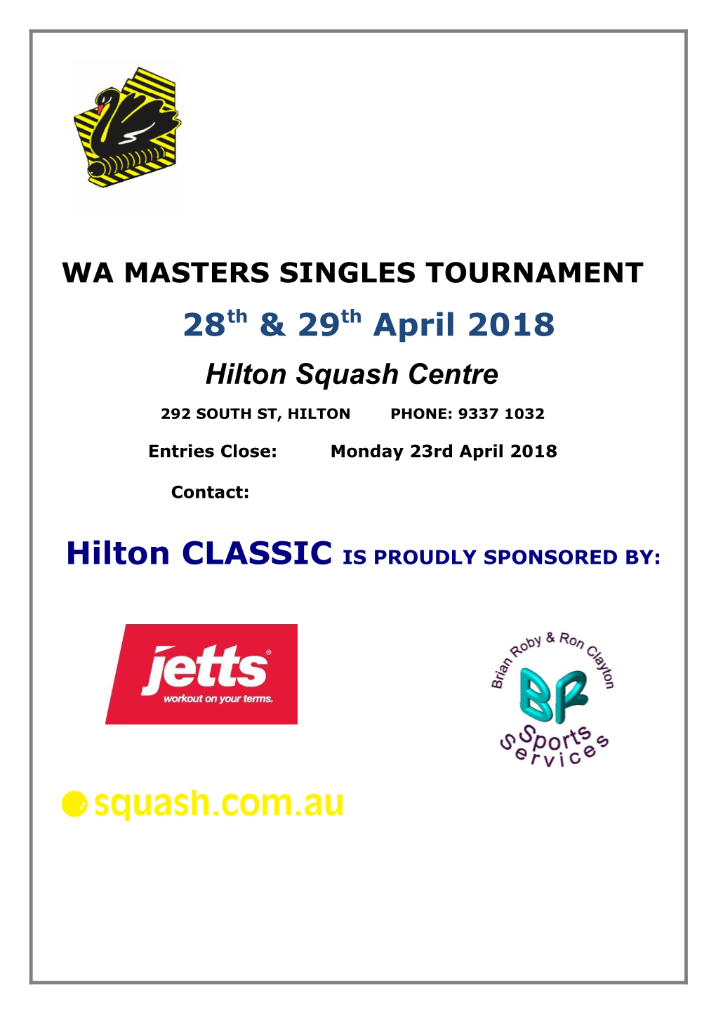 Wa Masters Singles Tournament