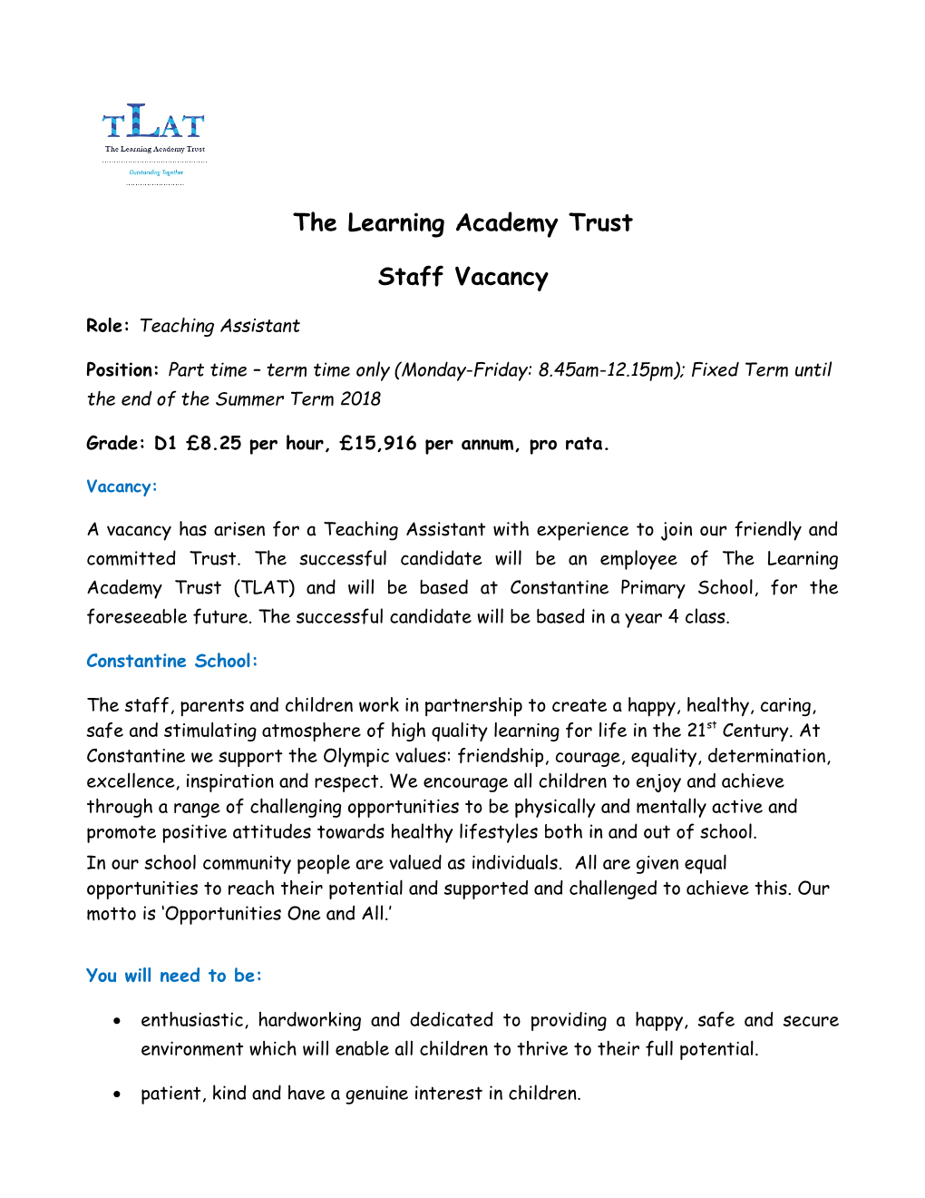 The Learning Academy Trust