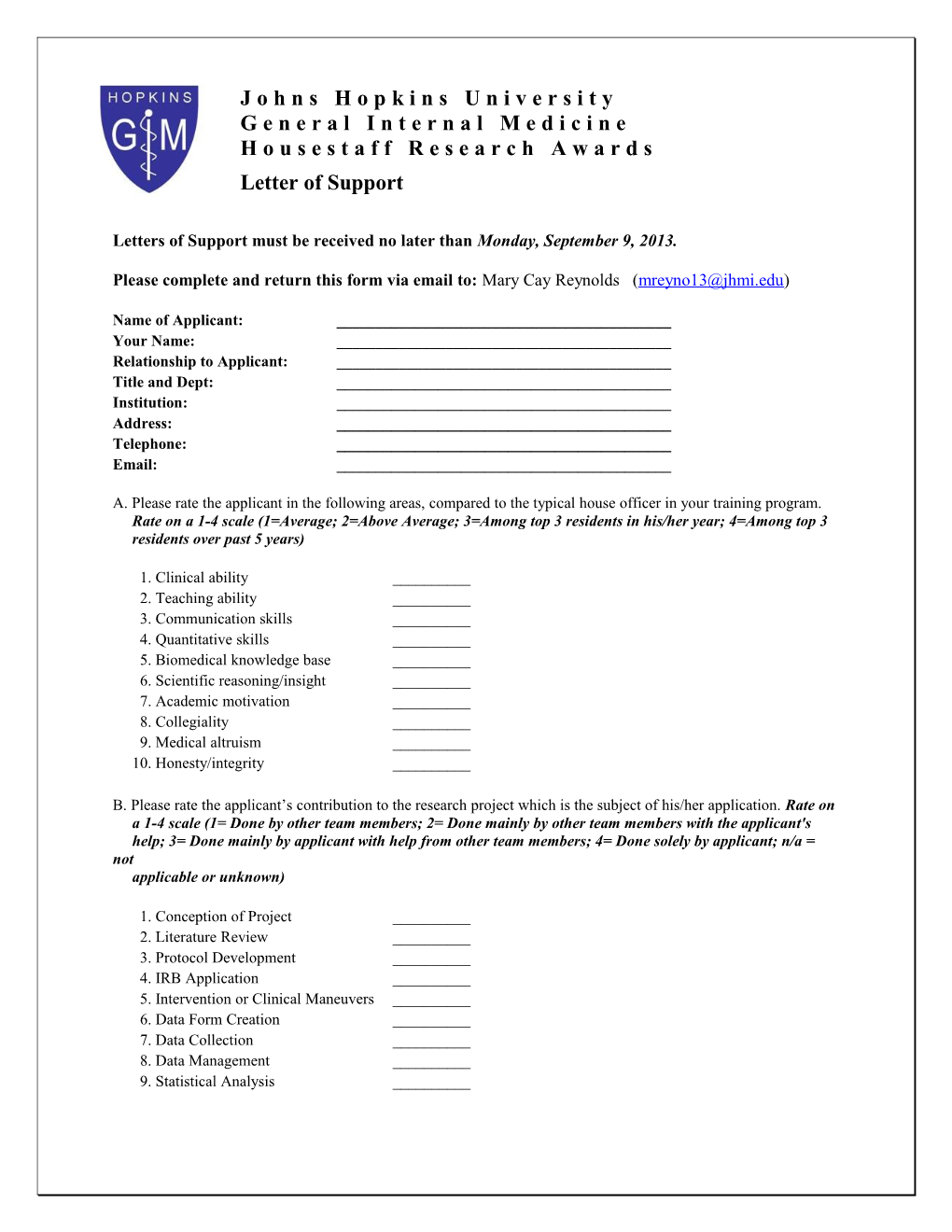 General Internal Medicine Fellowship Program